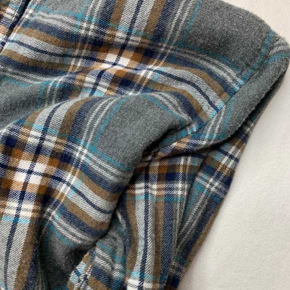 Denim & Flower Fuzzy SLIM FIT Flannel Size XL - Picture 8 of 9